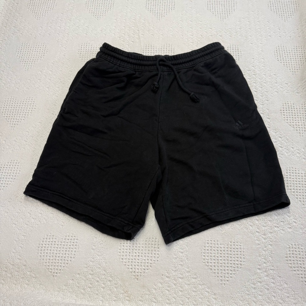 Black Adidas Lounge Shorts (M)